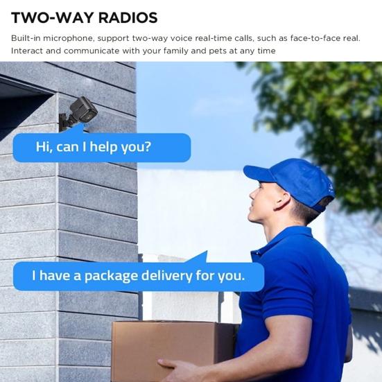 WiFi Wireless Camera Built-in Microphone 1080P HD-compatible Night Vision Home Security Camera Portable Mini Outdoor Sport Action Camera