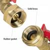 Quick Connect Adapter 1/4Inch Ball Valves Switches 20lb To 1lb Cylinders Converter for Camping Outdoor Cooking Equipment