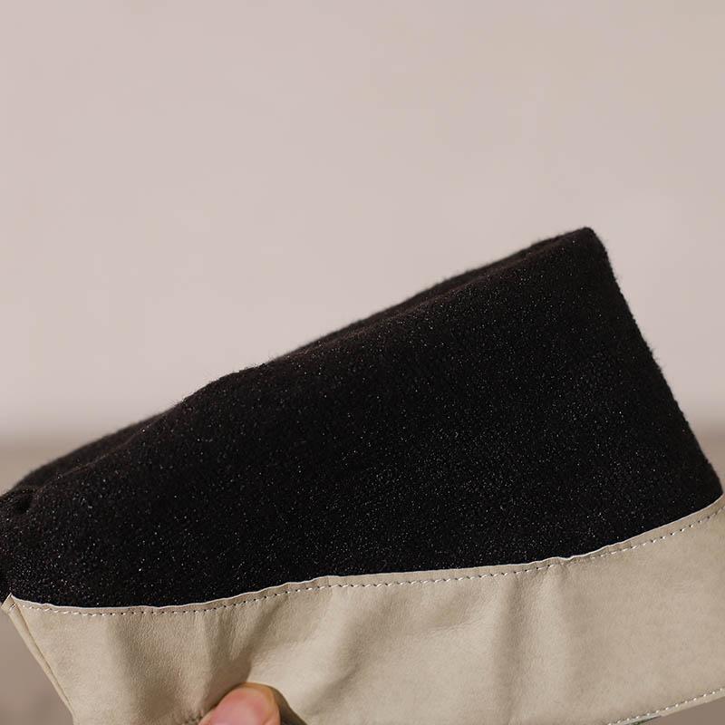 Women's High-heeled Boots, Autumn and Winter New European and American Style Solid Color Pointed Toe Thin Heel Oversized Casual Boots