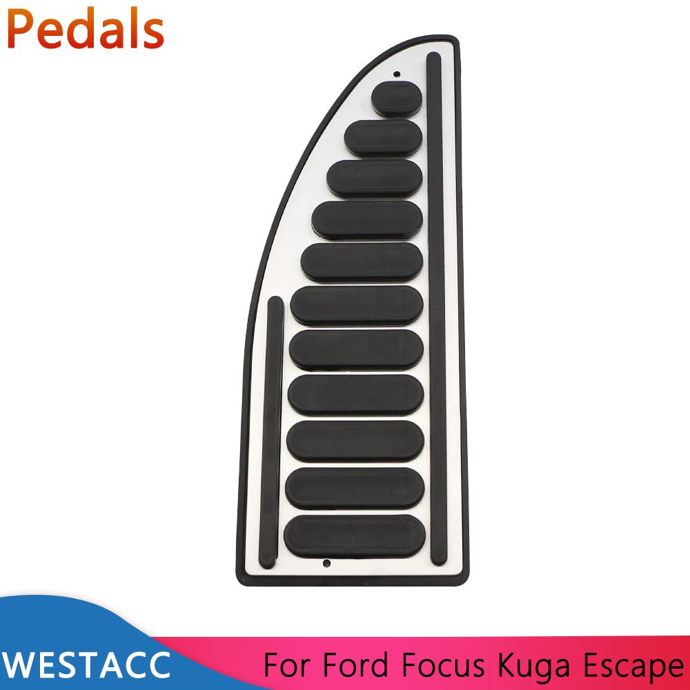 Auto Gaspedal Bremse Kupplung Rest Pedal Abdeckung für Ford Focus 2 3 4 MK2 MK3 MK4 Kuga Escape RS ST 2005-