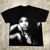 Graphic T-shirt Men Women Vintage Top Hip Hop Streetwear Oversized Tshirt Short Sleeve Casual Clothing Summer Fashion Trendy Tee