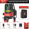 DELIXI High Precision Green & Blue Light Laser Level (2 & 5 Line) for Outdoor Use