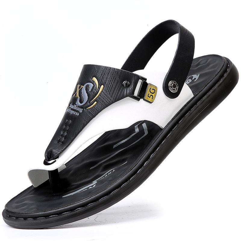 Brand Men's Sandals Summer Soft soled Anti slip Beach Shoes Male Outdoor comfortable Men slippers Luxury High Quality sandalias