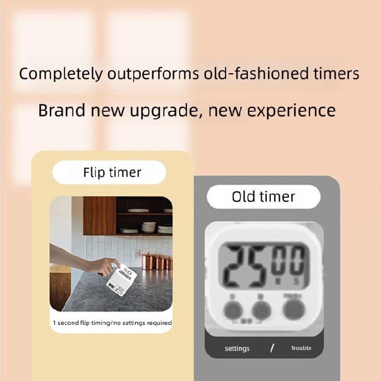 Tragbarer Würfel-Timer Elektronischer Timer zum Umdrehen Küchen-Zeitmanagement-Werkzeug für mehrere Einstellungen Würfel Countdowns Erinnerung