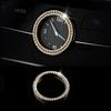 For Mercedes-Benz C E S Class W205 W213 W222 Crystal Style Car Center Front Clock Ring Cover Trim Car Interior Accessories RSTUV1