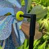 Laser Bird Repellent Windmill Outdoor Garden Rotating Wind Spinner Bird Repellent Anti-bird Pigeon Scare Windmill Reflective