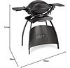 Electric Grill Weber Q-1400 Stand Dark Grey (52020879)