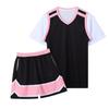 Unisex Basketball Uniform Set, Number Print, Dual-Pocket, 3XS-4XL