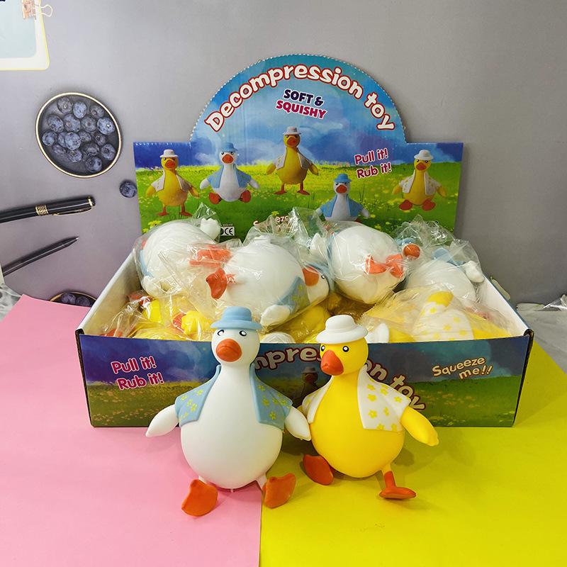 

Large Dress-Up Duck Squeeze Toy - Internet Celebrity Decompression Cartoon Doll