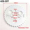 Motorcycle Parts Z50 Rear Gear Sprocket 24T/29T/31T/35T/37T Tooth For 420/428 Chain for Pitbike RM Monkey Bike 50CC