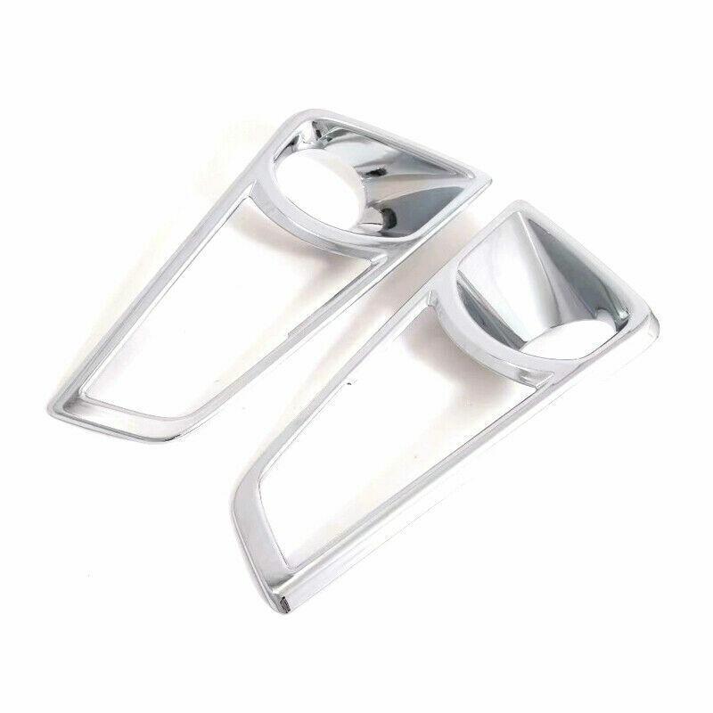 For Toyota Hiace 2019 2020 2021 ABS Chromed 1Pair Front Fog Lamp Cover Trim