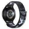 For Samsung Galaxy Watch3 45mm/Huawei Watch GT 3 Pro 46mm Watch Band 22mm Camouflage Nylon Adjustable Loop Wrist Strap