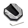 Motorcycle Foot Side Stand Extension Pad Support Plate Anti-skid Enlarged Base