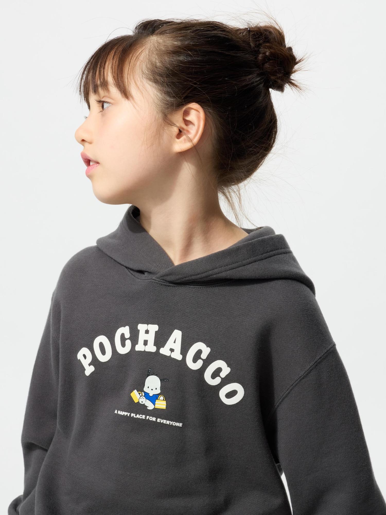 

Uniqlo Девочки Sanrio Толстовка с капюшоном D 08 DARK GRAY/KIDS 160