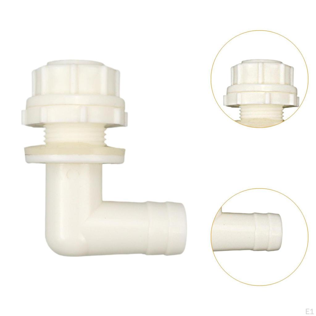 Angle Connector, Hose Nozzle, Connections, Adapter, Efficient Accessories, Drain Connector for