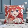 The Quintessential Quintuplets-MT Nakano Itsuki Pillow Case Comfort Sofa Bed Silky Elegant Invisible Zipper Pillow Cushion Cover