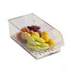 Clear Stackable Fridge Organizer Bpa Free Fresh Keeping For Storing Fruits Veggies Eggs In Kitchen