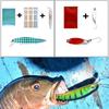 5Pcs/6Pcs Holographic Adhesive Film Sticker Flash Tape with 183Pcs 3D Fishing Lure Eyes Repair Kit DIY Making Fly Tying Fishing