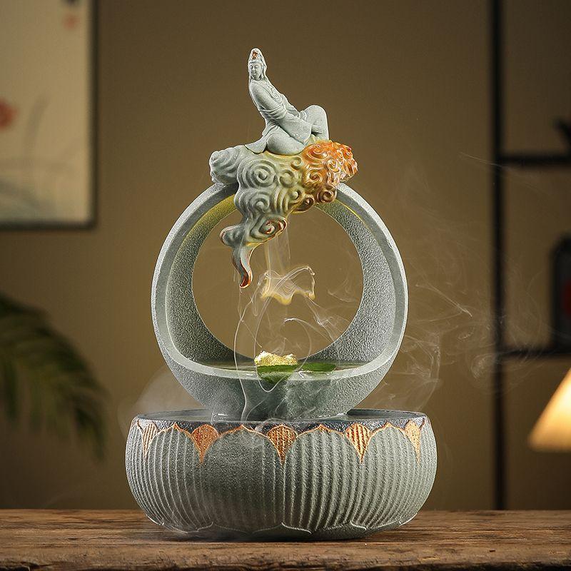 

Китайский дзен-стиль, украшение с текущей водой, настольное, циркулирующая вода, гостиная, прихожая, офис, привлекающее богатство