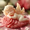 Flexible Angel Rose Scented Candle Silicone Mold And Shell Angel Scented Stone Craft Kit For Home Decors