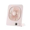 Desk Fan Table Portable USB Rechargeable Foldable Table Fan With 5 Gear Power Display Ultra Quiet Hang Fan For Office Home