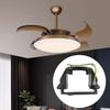 Ceiling Fan Mounting Bracket Mount Base Black Light Fixtures Patio Porch Universal Install
