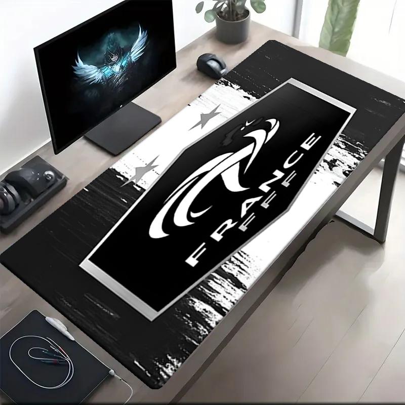 FFF Theme Mouse Pad, Non Slip Rubber Base, Multifunctional Office & Home Decor, Perfect for Workspace Personalization.