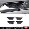 For Volkswagen Passat B8 2017-2018 Steel Carbon Fiber Inner Door Bowl Cover Trim