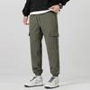 Men's Soft Shell Casual Workwear Pants - Winter Plus Velvet Outdoor Sports Trousers