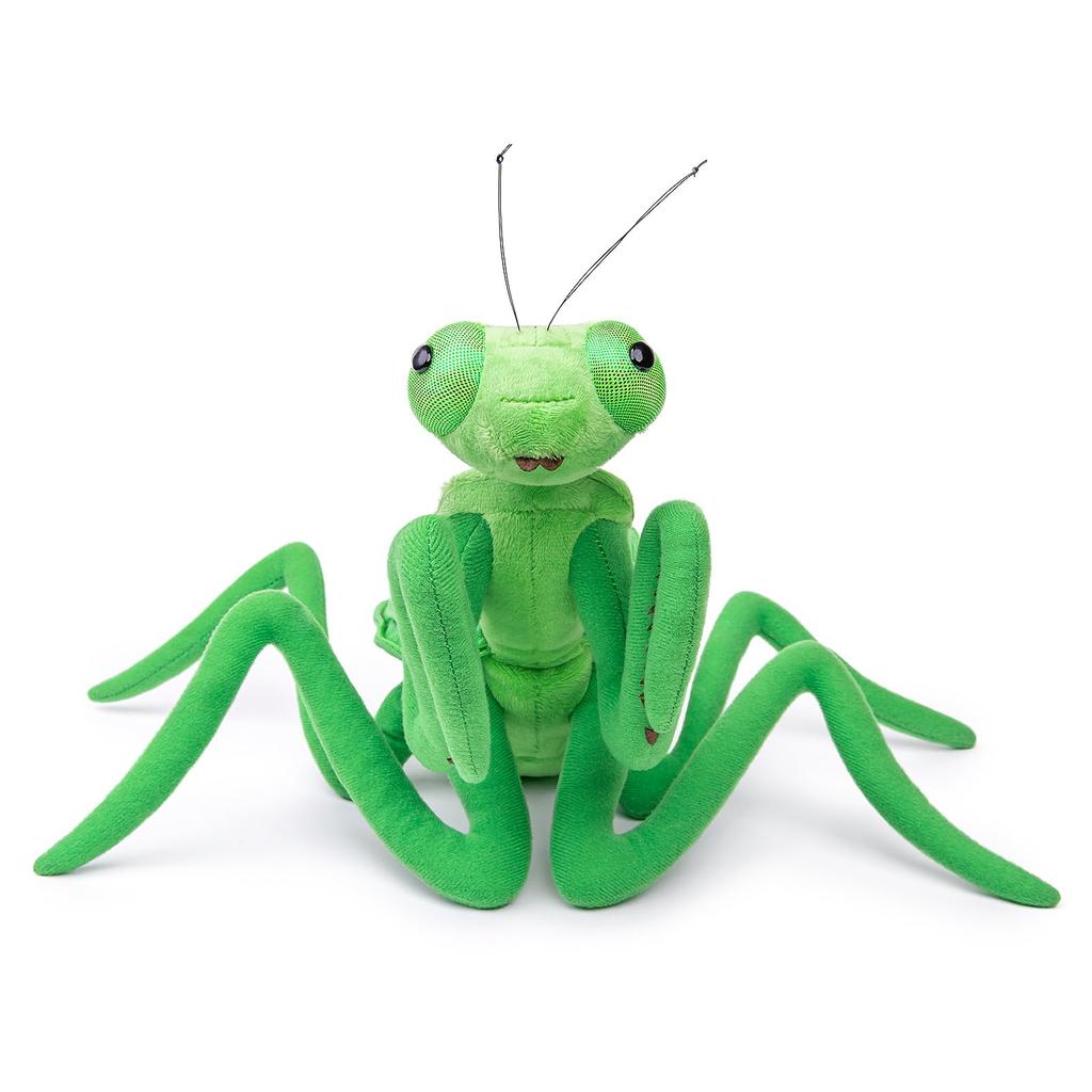 lilizzhoumax Praying Mantis Plush Toy, Super Soft, Realistic Praying Mantis Stuffed Animal, Cute and Fun, Perfect for Parties, Home Decoration, Kids'