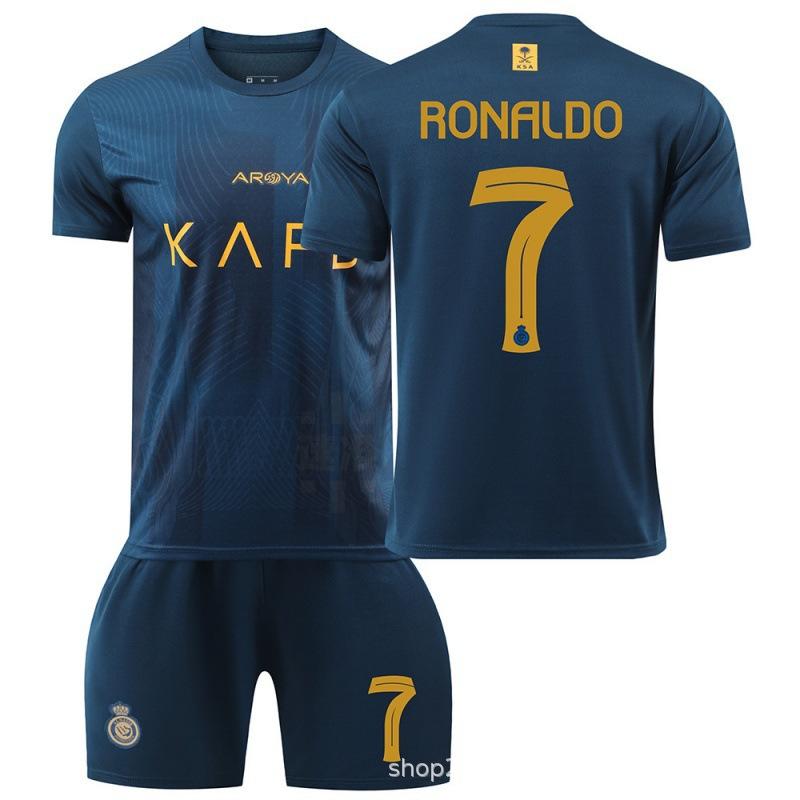 2425 Riyadh Crescent No. 10 Neymar Riyadh Victory No. 7 Ronaldo Children's Adult Cross-border Football Suit