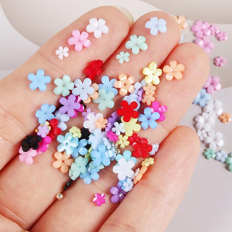 3D Flower Nail Art Charms,Nail Pearls Nail Art Studs Manicures Nail Accessories