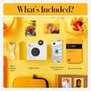 KODAK Smile+ 2-in-1 Digital Instant Print Camera & Wireless Bluetooth Photo Printer - 10MP, Special Effects Rotating Lens, Zink 2x3 Inch Adhesive Phot