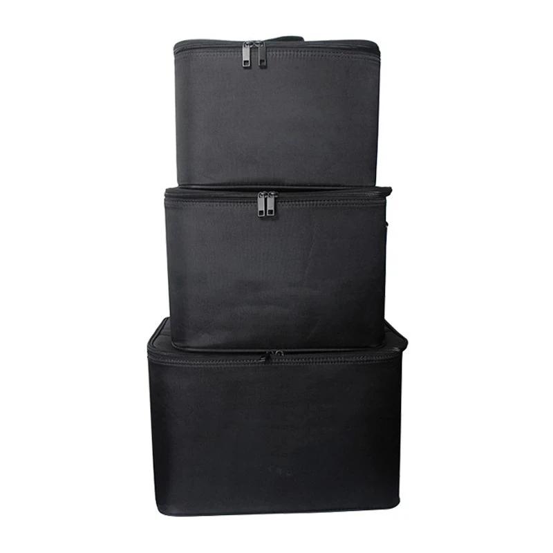1Pcs Barber Hairdressing Tool Storage Bag Large Capacity Zipper Hair Stylist Organizer Case For Salon Home Travel Use