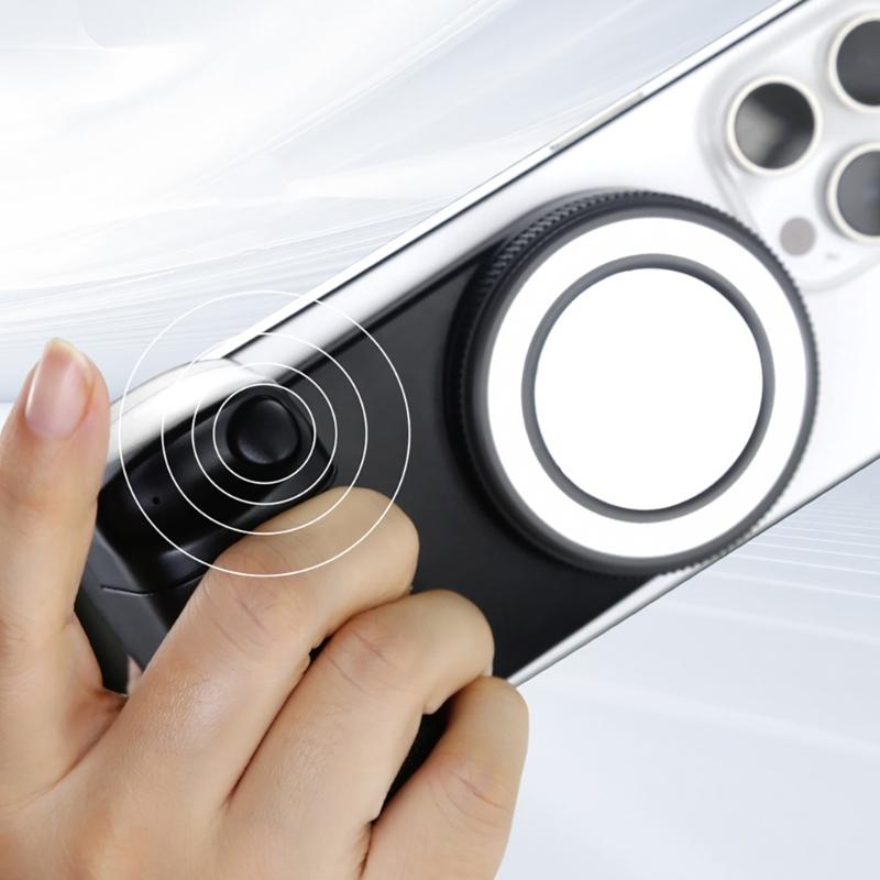 Magnetic Phone Grip Bluetooth-compatible Shutter Camera Handle Selfie Stabilizers With Fill Light For Mobile Phone