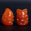 Mahakala Buddhist Beads: South Red Agate, Yellow God of Wealth, Nine-Tailed Fox & Pixiu Rosary Jewelry
