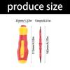 Professional Insulated Screwdriver With Nonslip Hexagonal Interfaces Black Oxide Treated Cutter For Enhances Durability