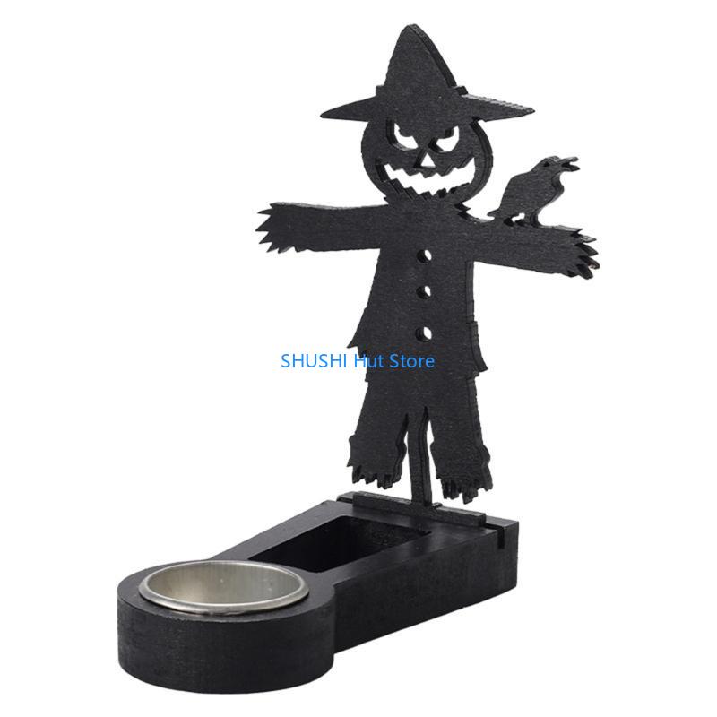 

Funny Shadows Stand Halloween Holder Candlesticks for Table Centerpieces D57B
