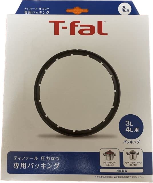 

Genuine T-fal Pressure Cooker Packing for 3L/4L, X3010010 (Successor to X3010005 (Part Number SS981009))
