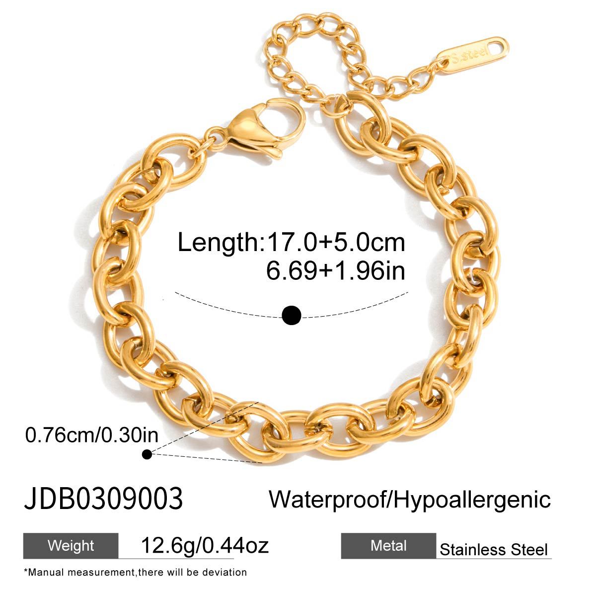 

JYL TS Bracelet Basic Chain Fosters Stability & Prosperity JDB0309003 сідло коричневий колір