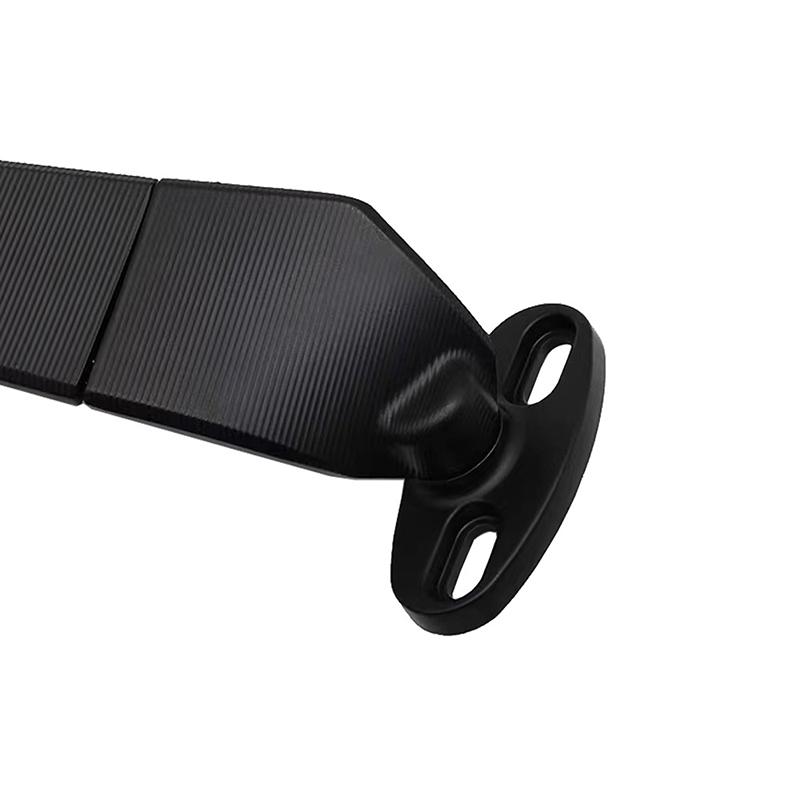 2PCS Modified Motorcycle Rearview Mirrors Wind Wing Adjustable Rotating Side Mirrors for Most Motorcycle Sports