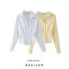 Kaslead New Arrival Women's Fashion Style Fashion Poplin Corset Shirt 2332920