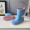 Toddler Kids Rain Boots Waterproof Rubber Rain Shoes