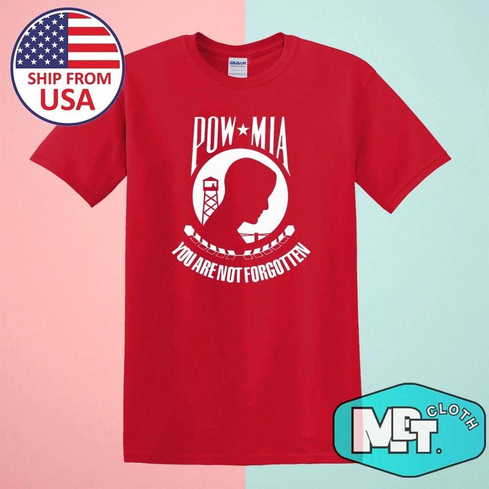 

POW MIA You Are Not Forgotten Men s Red Size S-5XL 3XL