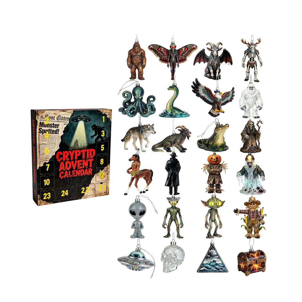 Nádherná krabička na kamenné rolety kalendáře Halloweenský dětský dárek