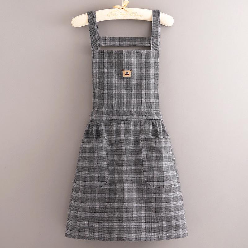 

2024 Korean Style Breathable Women s Kitchen Apron - Anti-Stain, Wear-Resistant, Fashionable Design