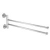 Bathroom Wall Mounted Towel Rack Swing Out Rotating Towel Hanger Shelf