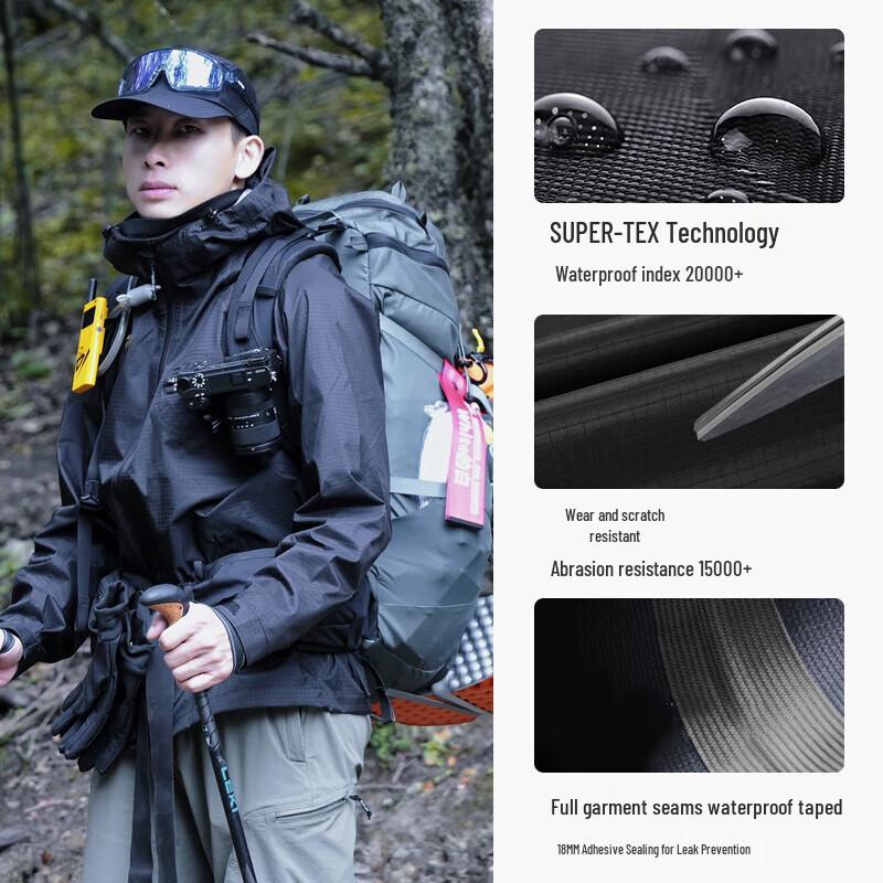 SCALER Men s F2815246 3-Layer Outdoor Jacket XXL