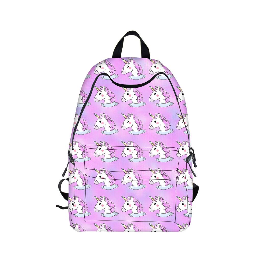 Kreative Persönlichkeit Cartoon Doppelschulter Rucksack Schüler Schultasche Modetrend Reiserucksack