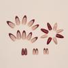 Sparkling Wine Red New Year'S Bridal Nail Art, Champagne Glitter Powder, Almond Nail, European And American Sweet Sa Wearable Nail Art Tablets